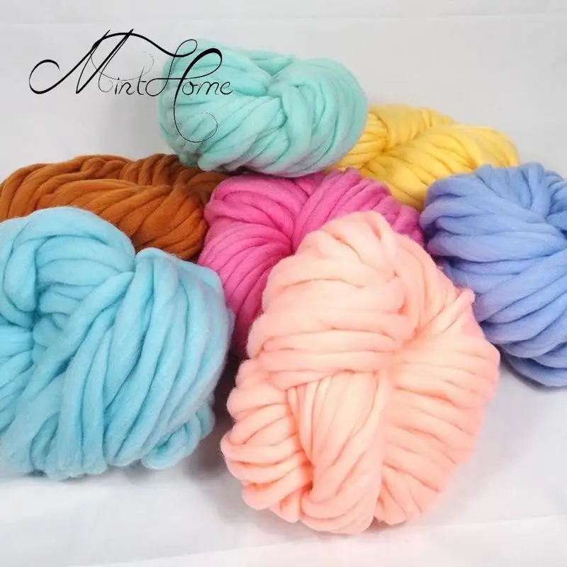 Woven Scarf Blanket - Minthome-Fil optique en laine, tissé à