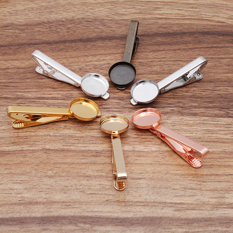 Tie Bar Set Gift - 50 pièces d'attaches de cravate colorées