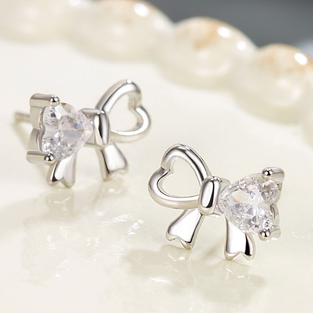 Boucles d'oreilles charmantes  - Tie Clip Silver avis et prix