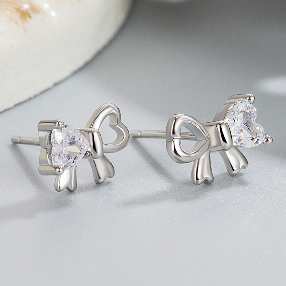 Boucles d'oreilles charmantes  - Tie Clip Silver avis et prix