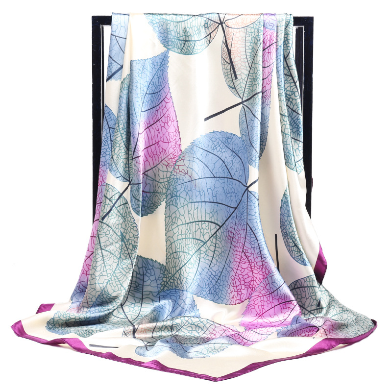 Grand Foulard carré en soie po - Scarf Silk Square avis et prix