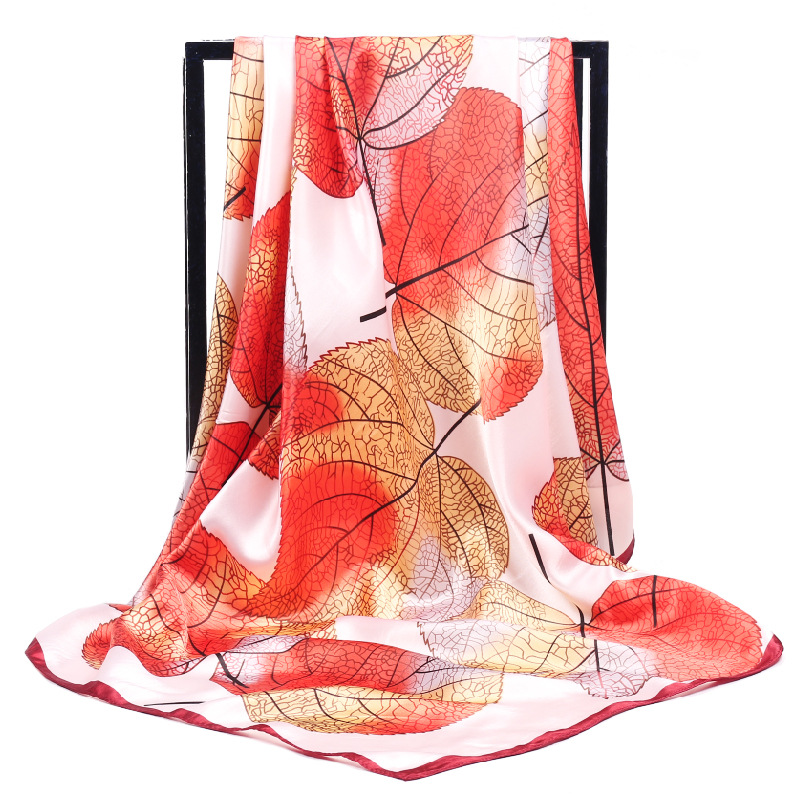 Grand Foulard carré en soie po - Scarf Silk Square avis et prix